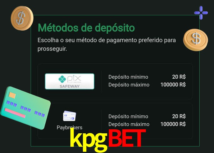 O cassino kpgbet oferece uma grande variedade de métodos de pagamento