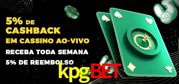 Promoções do cassino ao Vivo kpgbet